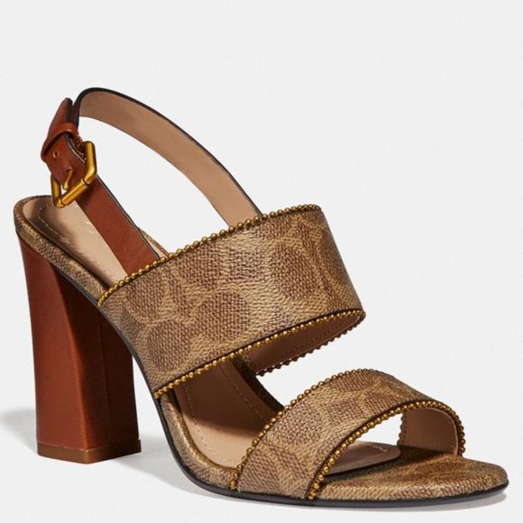 Coach Shoes - NEW COACH Signature Logo Chunky Sandals shoes